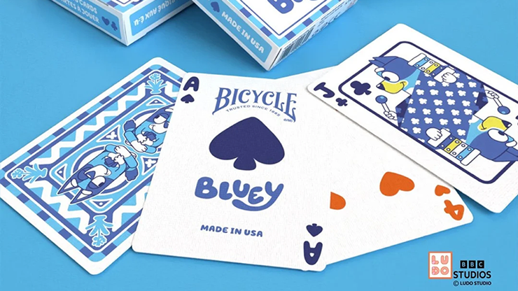 L'as de pique Bicycle Bluey